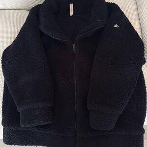 ALO Yoga  Black  Sherpa Jacket